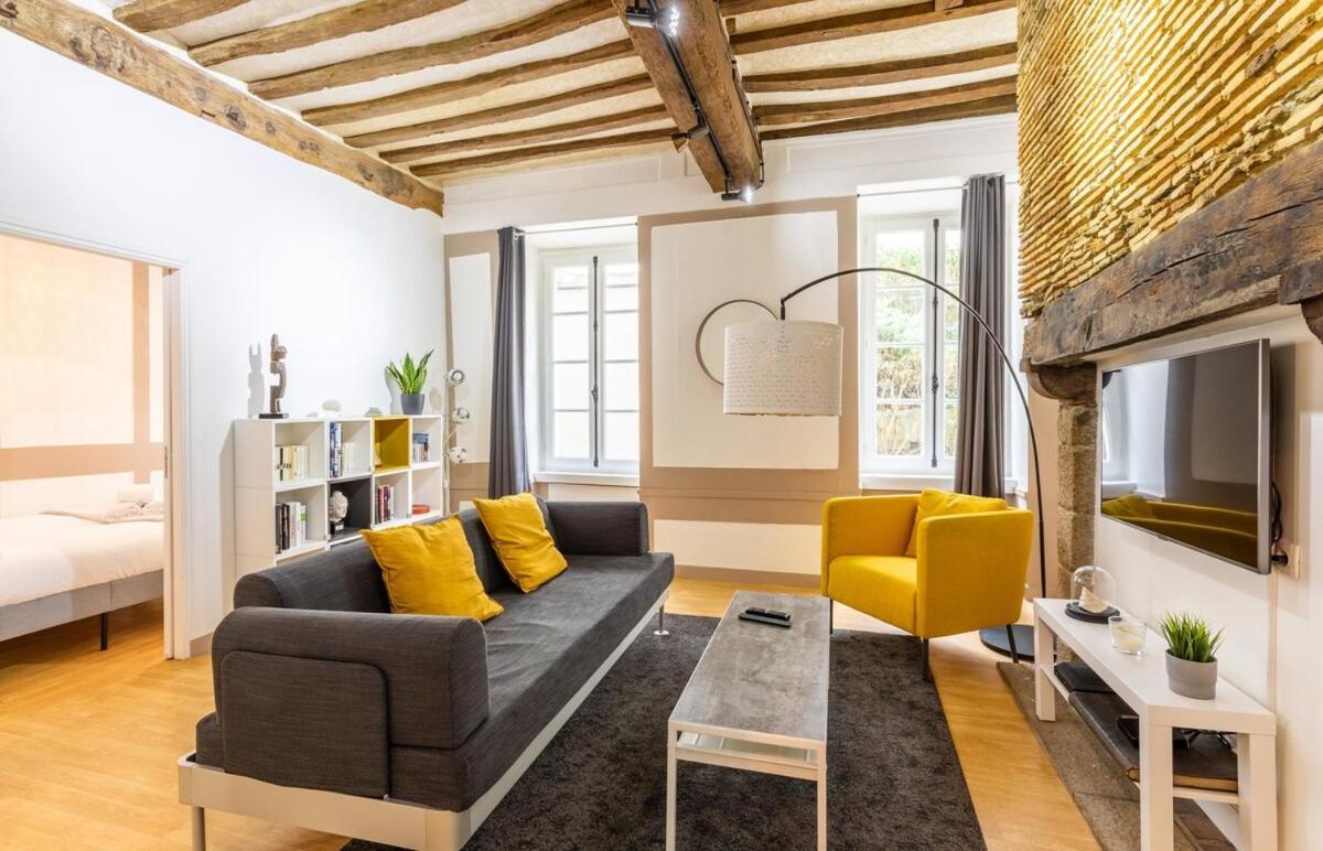 Leperdit - Bel Appartement De Charme - Hypercentre แรนส์ ภายนอก รูปภาพ