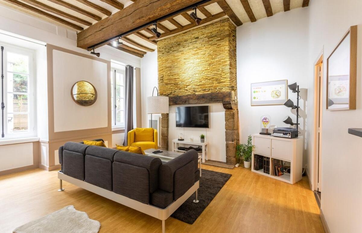 Leperdit - Bel Appartement De Charme - Hypercentre แรนส์ ภายนอก รูปภาพ
